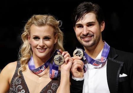 Đoàn Mỹ còn có một mỹ nhân xinh đẹp trên sân băng là Madison Hubbell.