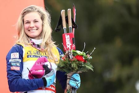 Nữ vận động viên Jessie Diggins là một ứng viên sáng giá ở bộ môn trượt tuyết băng đồng.