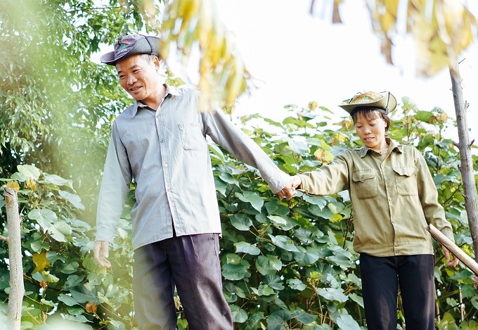 Những bức hình được cậu con trai kì công thực hiện.
