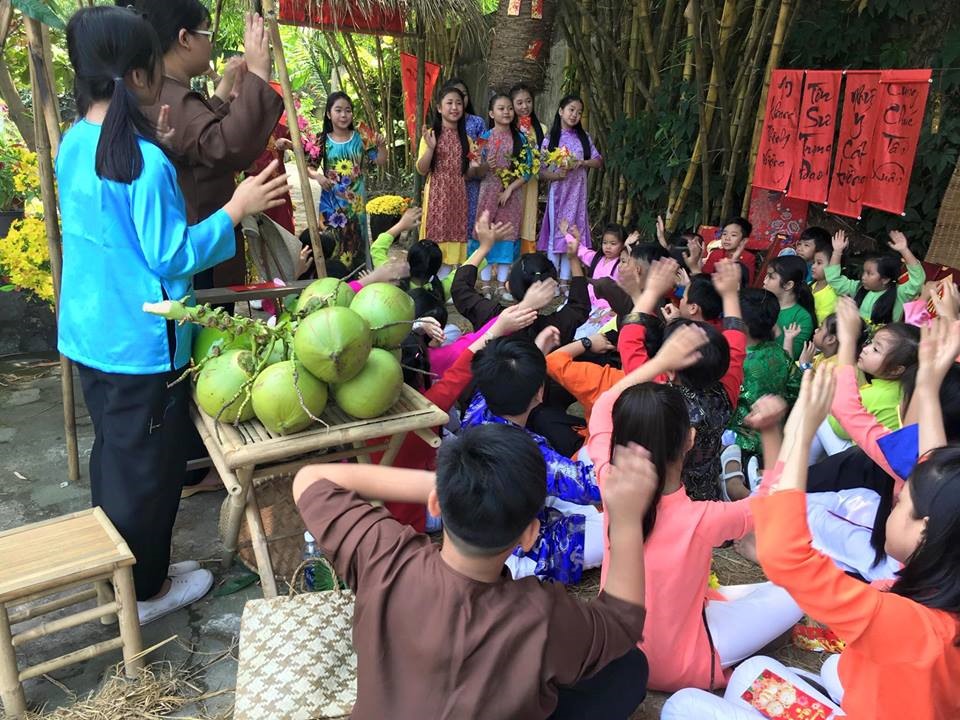 Hình ảnh đậm màu sắc tết ở miền quê