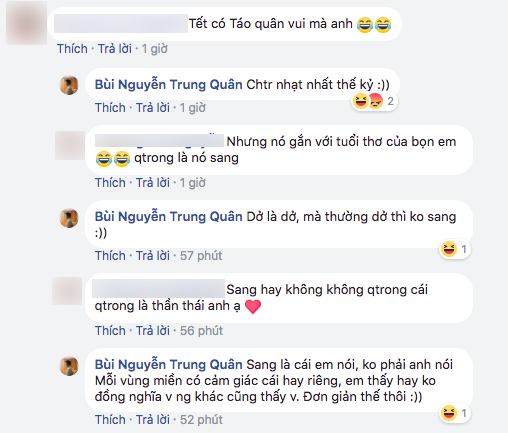 Trung Quân thẳng thắn chê Táo quân.