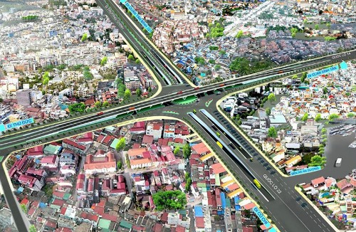 Thiết kế hầm chui An Sương khi hoàn thành.