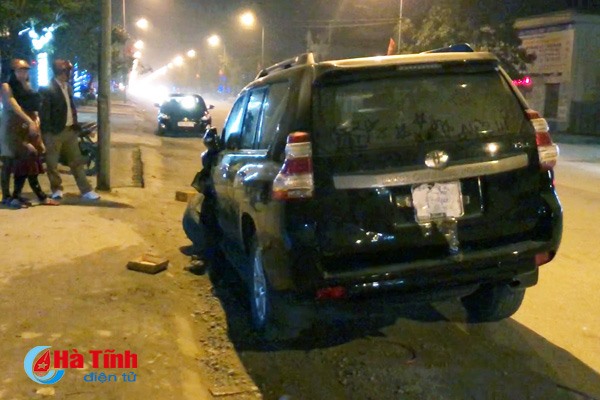 Hiện trường vụ tai nạn.(Ảnh Hà Tĩnh Điện Tử)