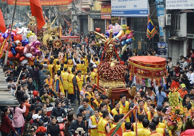 Hội rước pháo thu hút hàng nghìn người dân tham gia đón chào. Trong đó có rất nhiều khách thập phương và cả những du khách nước ngoài. Đây còn là một trong những lễ hội diễn ra sớm nhất tại tỉnh miền Bắc (thường vào mùng 4, mùng 5 và mùng 6 Tết)