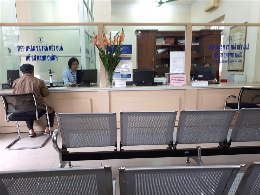 Bộ phận một cửa - UBND phường Yên Hòa (Cầu Giấy).