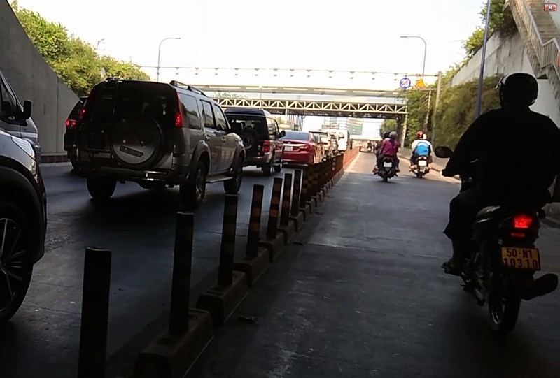 Hiện trường vụ tai nạn. (Ảnh PLO)