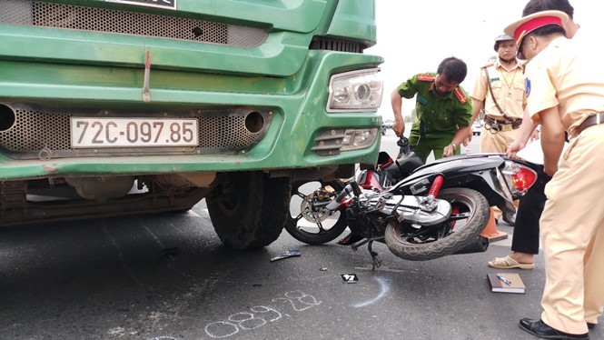 Hiện trường tai nạn