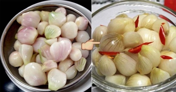 Hành muối. Ảnh: giadinh.vn