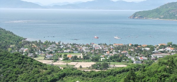 Xã đảo Ninh Vân hôm nay. Ảnh: T.T