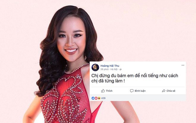 Tuy nhiên, cô có những đáp trả thẳng thắn trước những nhận xét của đàn chị.