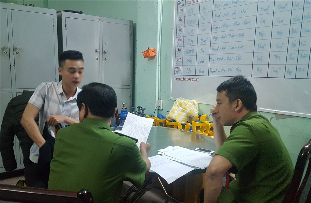 Lực lượng Công an đang làm việc với các bên liên quan