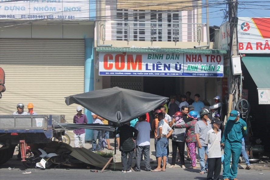 Hiện trường tai nạn thương tâm