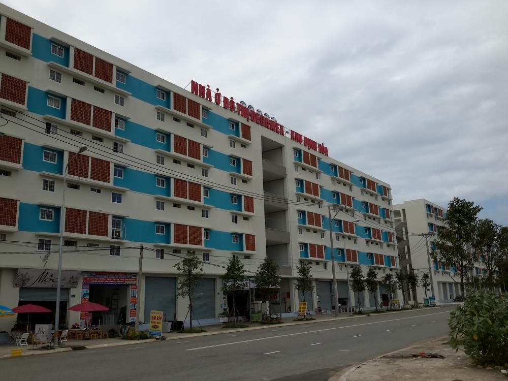 Hình ảnh nhà ở dành cho công nhân ở phường Định Hoà, TP Thủ Dầu Một, tỉnh Bình Dương. Ảnh: C.H