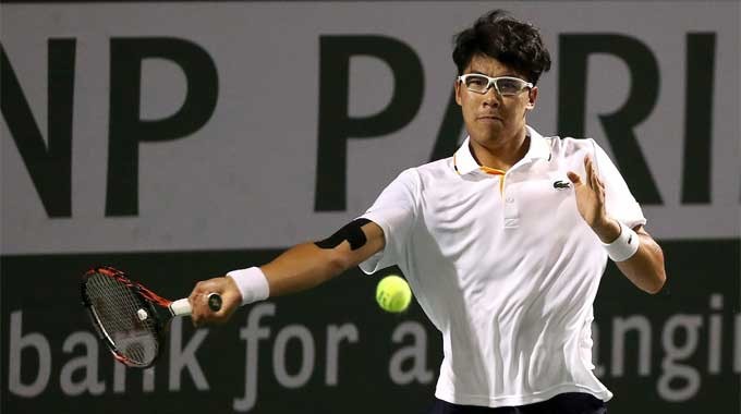 Tay vợt trẻ Hyeon Chung đang thi đấu rất thăng hoa. Ảnh: Getty.