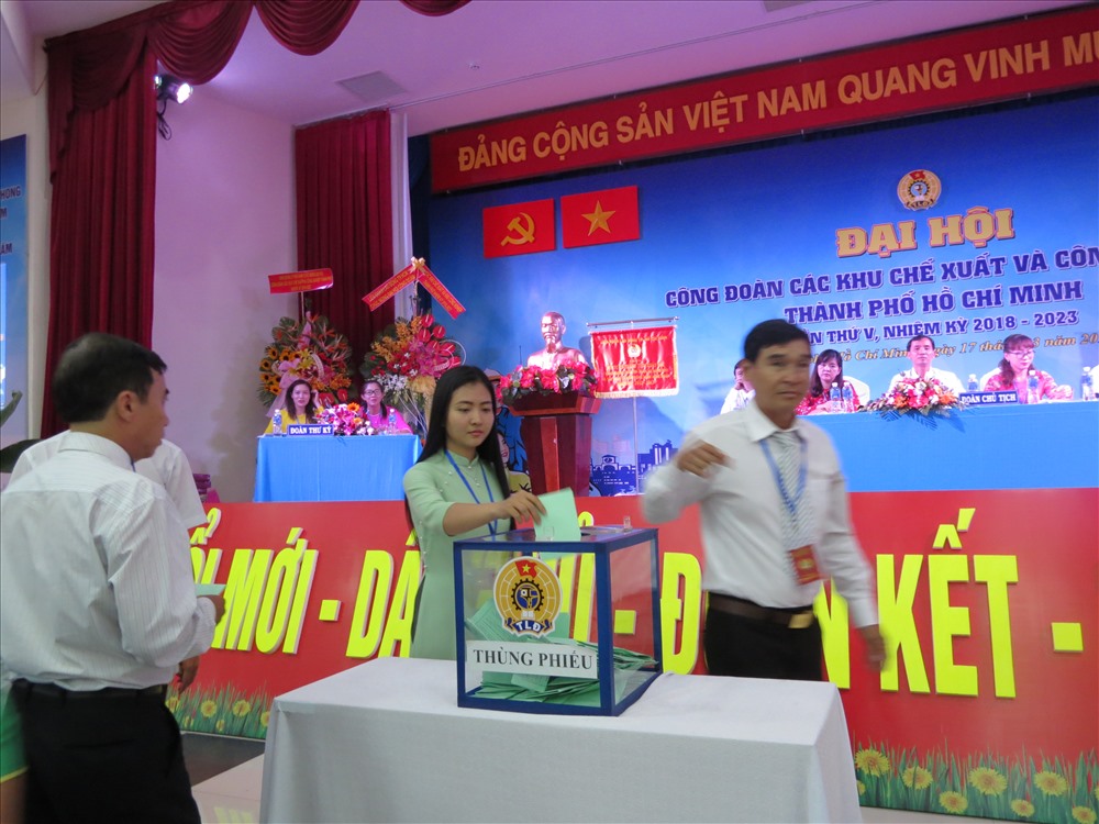 Đại biểu bầu BCH nhiệm kỳ 2018-2023