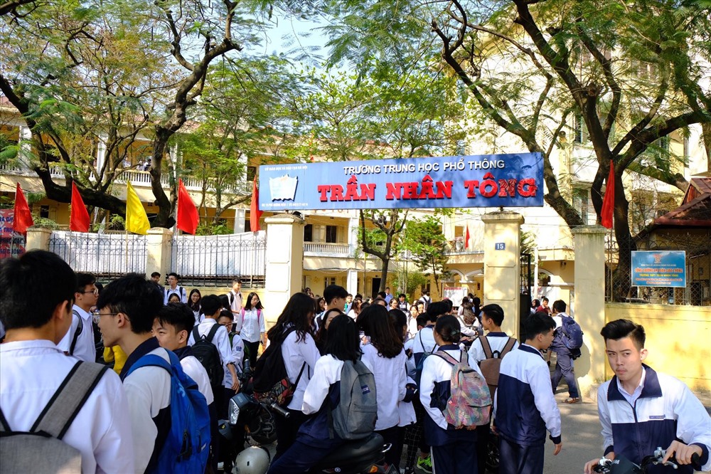 Học sinh tại trường tỏ ra khá lo lắng.