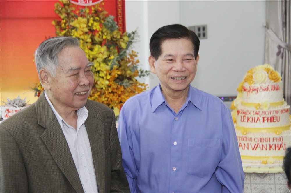 Nguyên Thủ tướng Phan Văn Khải và nguyên Chủ tịch Nước Nguyễn Minh Triết. Ảnh: X.L