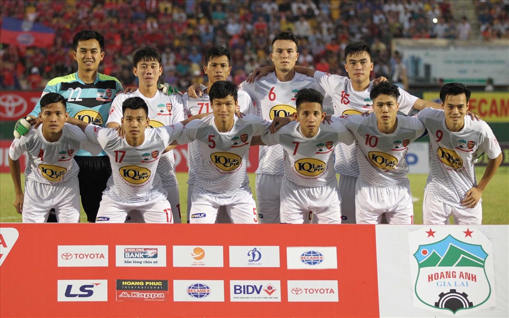 Nếu bầu Đức bỏ V.League, lứa cầu thủ tài năng này có nguy cơ thụt lùi về chuyên môn. Ảnh: Đ.T