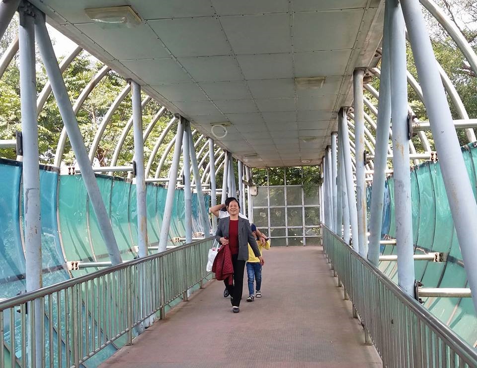 Bạn Lan – sinh viên Trường Đại Học Công Đoàn cho biết: “Mình thường xuyên đi trên cầu này, ở đây có nhiều rác do một số người vô ý thức để lại, thỉnh thoảng mới có người đến dọn, rác bị ứ đọng lại, gặp trời mưa trông rất mất vệ sinh”.