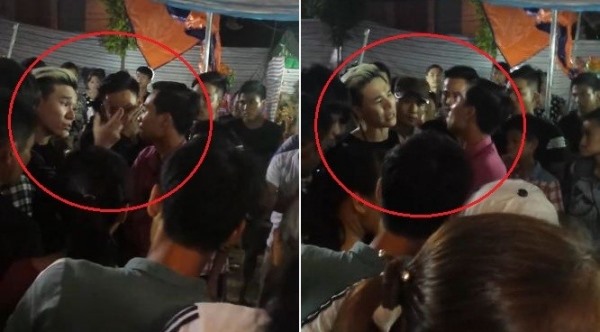 Hành động thiếu văn hóa của ca sĩ Châu Việt Cường.