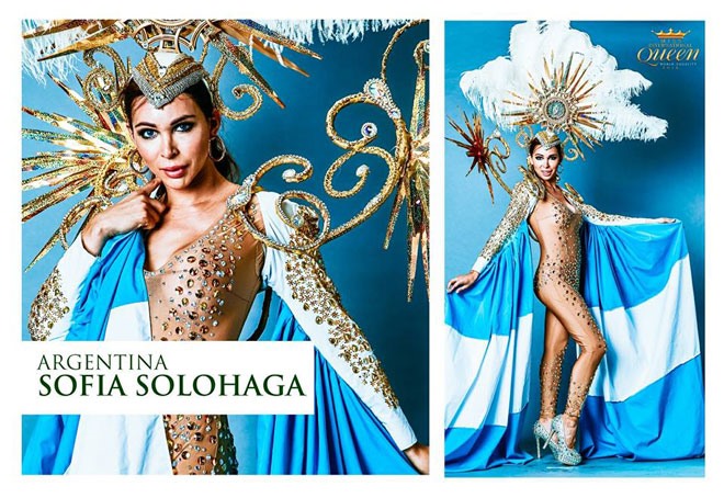 Đại diện đến từ Argentina – Sofia Solohaga được xem là một ẩn số tại cuộc thi năm nay khi sở hữu nhan sắc nóng bỏng, mặn mà quyến rũ.