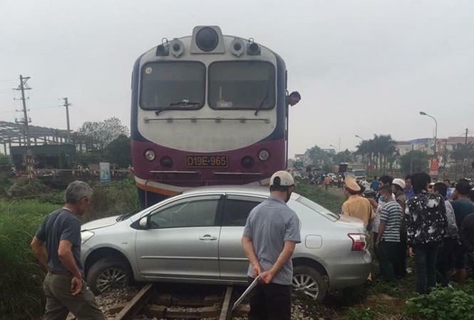 Hiện trường vụ tai nạn.