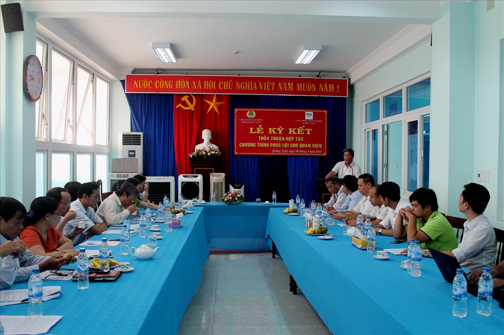 Toàn cảnh lễ ký kết (sáng ngày 8.3). Ảnh: T.H