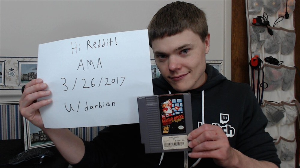 Darbian, người giữ kỷ lục speedrun với trò Mario trước khi bị Kosmic vượt qua.