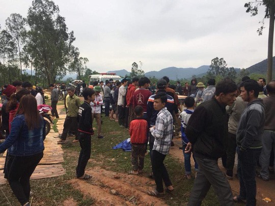 Hiện trường vụ tai nạn. (Ảnh Người Lao Động)