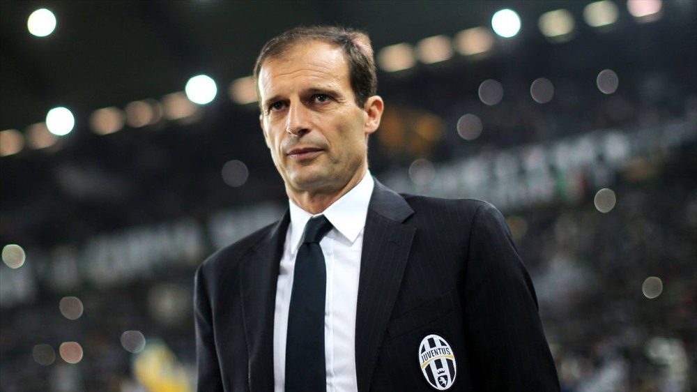 Allegri chưa từng có được vinh quang trời Âu cùng Juventus. Ảnh: EPA.