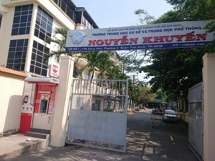 Trường Nguyễn Khuyến. Ảnh: Cường Hải.