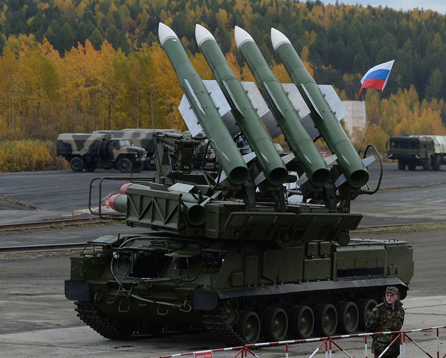 Tên lửa Buk-M2E. Ảnh: Sputnik