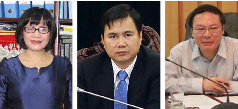 Thứ trưởng Bộ Tư pháp Đặng Hoàng Oanh, Thứ trưởng Bộ Khoa học và Công nghệ Bùi Thế Duy, Thứ trưởng Bộ Tài nguyên và Môi trường Lê Công Thành.