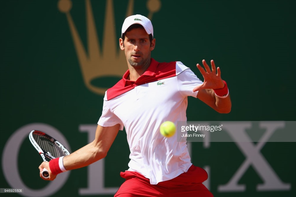 Nole mở điểm thành công ở Monte Carlo. Ảnh: Getty.