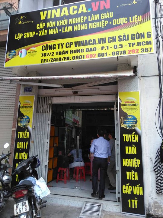 Cơ sở Vicana ở TP HCM.