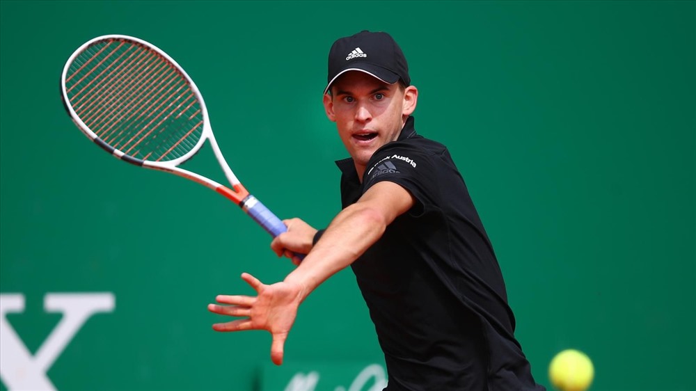 Dominic Thiem vã mồ hôi để lội ngược dòng thành công. Ảnh: Euro Sports.