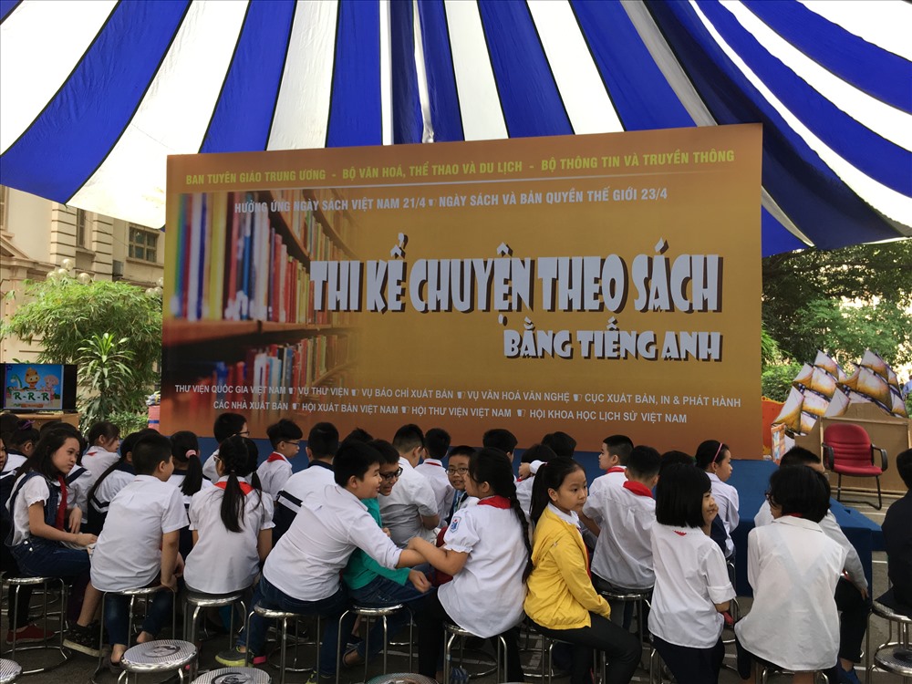 Một trong những hoạt động tại Ngày Hội Sách 2018