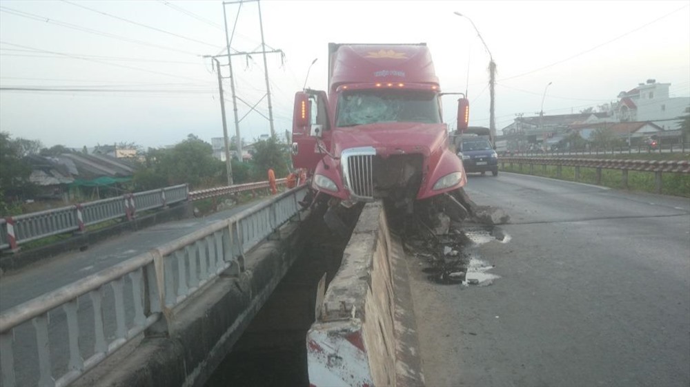 Vụ TNGT gần đây nhất trên cầu Voi 1 (ngày 20.3.2018).