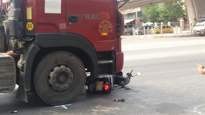 Hiện trường vụ tai nạn. Ảnh Nông nghiệp VN