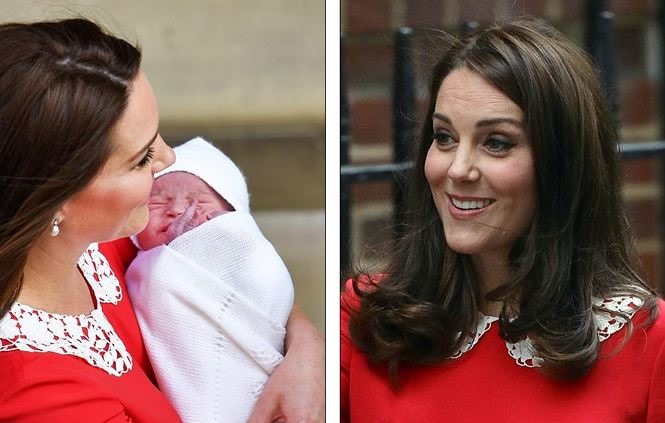 Ngày 23.4, công nương Kate Middleton đã hạ sinh hoàng tử thứ 3 tại St. Mary, London.