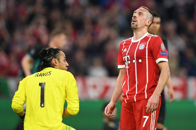 Bayern Munich đã tự thua. Ảnh: Getty.