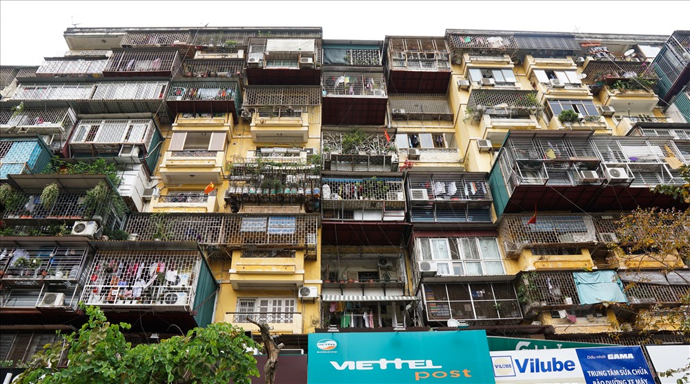 Hà Nội còn rất nhiều khu ập thể cũ.