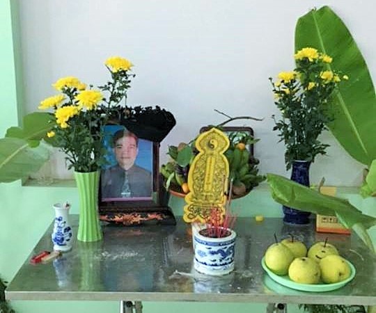 Di ảnh nạn nhân (Ảnh: GĐCC)