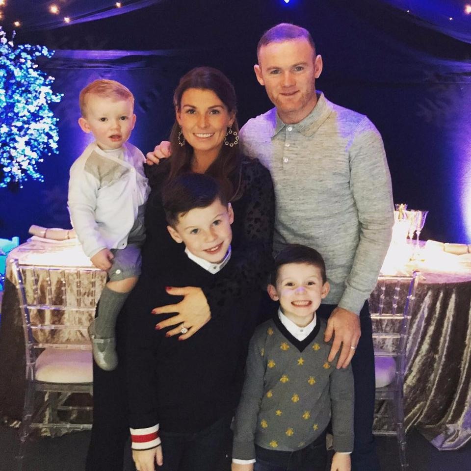 Gia đình nhỏ của Rooney. Ảnh: Instagram.