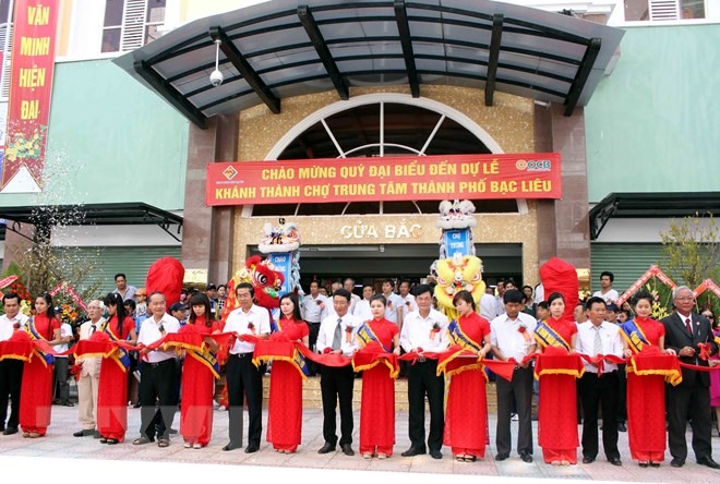 Nhưng khi Chơ A hoàn thành Cty MInh Thắng đưa ra giá cho thuê quá cao khiến tiểu thương không thể quay về chỗ cũ được (ảnh Nhật Hồ)