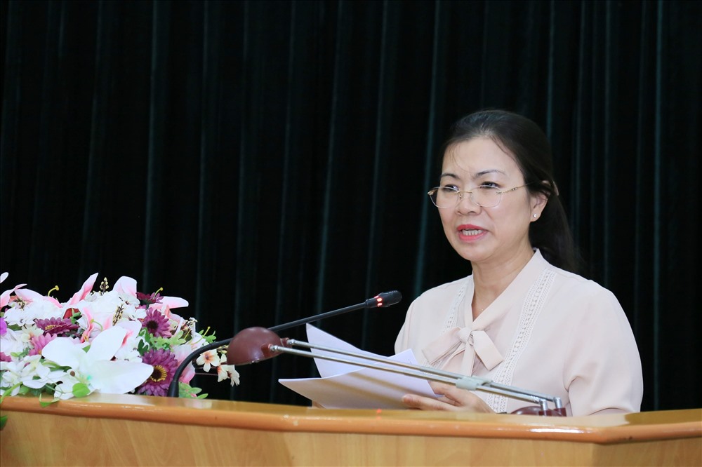 Phó Chủ tịch UBTƯ MTTQ VN Trương Thị Ngọc Ánh. Ảnh: PV