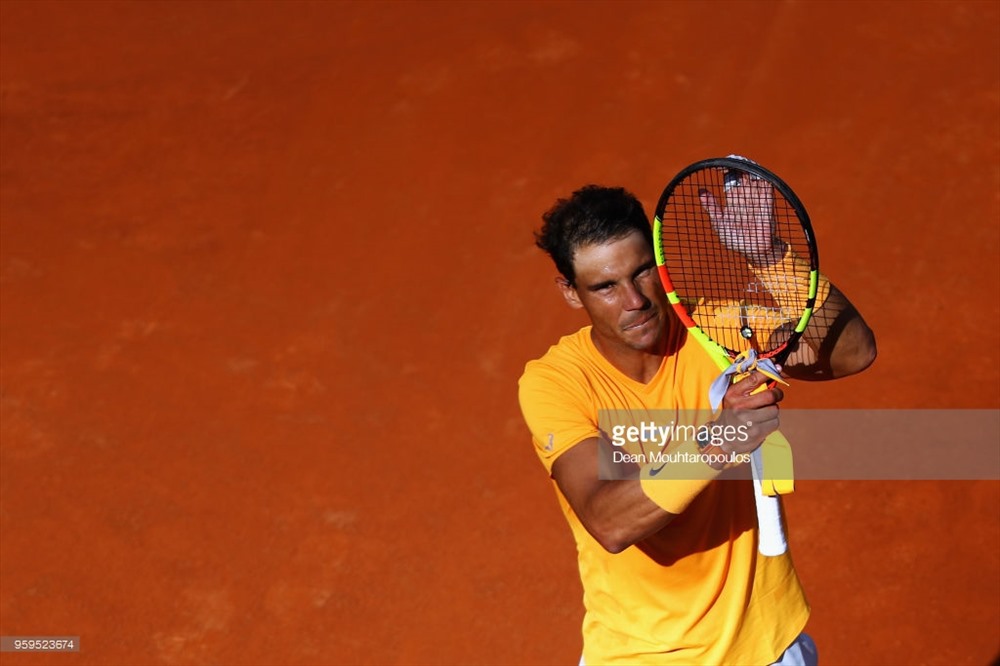Nadal tiếp tục thể hiện sức mạnh tuyệt đối trên mặt sân sở trường. Ảnh: Getty.