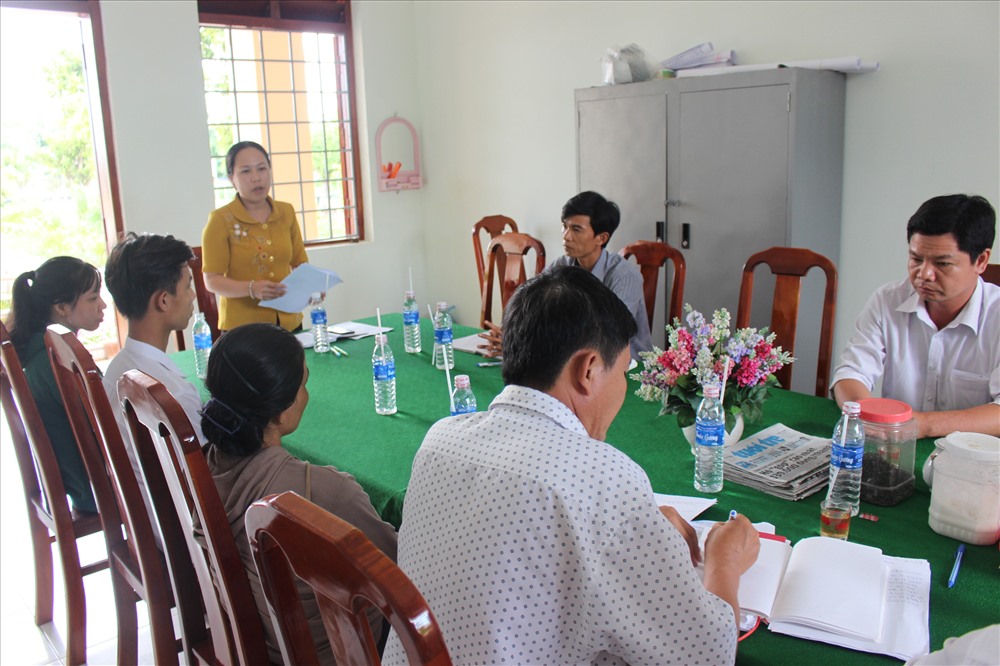 Cuộc làm việc giữa nhà trường và gia đình em P chiều 21.5.