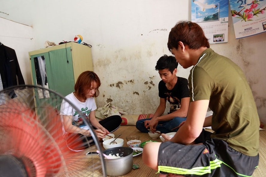 Nhà trọ công nhân. Ảnh: Hải Nguyễn