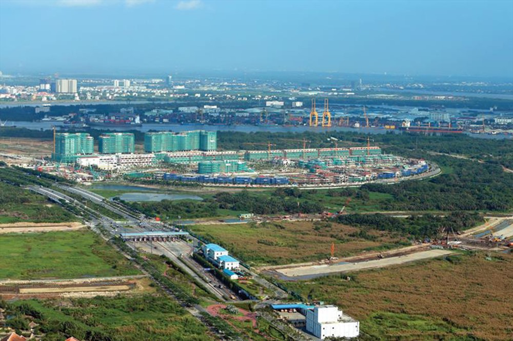 Quang cảnh KĐTM Thủ Thiêm hiện nay. Ảnh: H.H